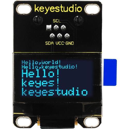 NEW!Keyestudio RJ11 EASY plug 128 x 64 OLED Module for Arduino STEAM