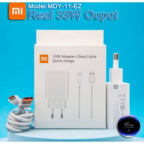 Original Xiaomi 33W Charger Fast Turbo Type-C usb charging adapter for mi 10 11 9t pro Redmi Note 9 10 pro K40 30 POCO X3