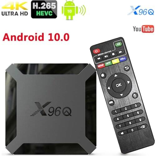 Smart Tv box x96q for Android 10.0 TV box IPTV box x96 q 1G 8G 2G 16G Allwinner H313 Smart IP TV set-top box