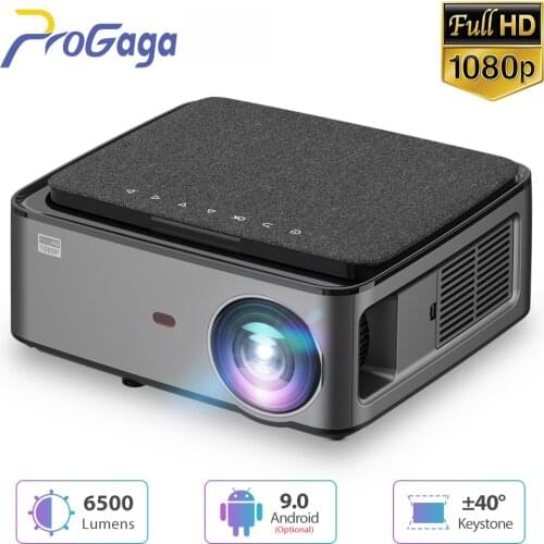 ProGaga GA828 Full HD Projector Native 1920x1080P Projetor WIFI Multiscreen Smart Phone Beamer LED 3D Home Theater Video Cinema