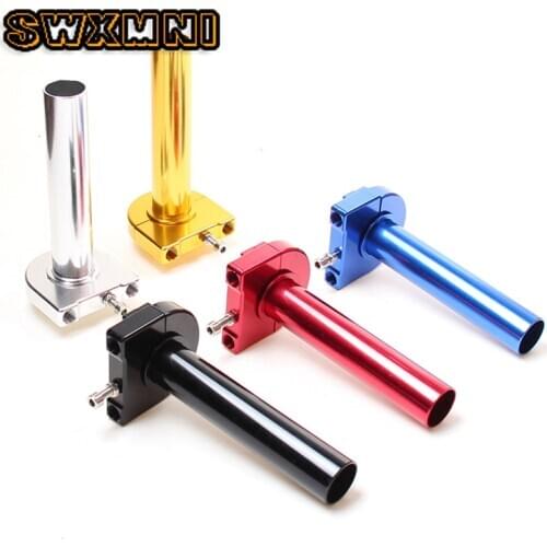 High quality 7/8" Motorcycle Throttle Twist Grips 22mm CNC Aluminum Grip Accelerator Moped Scooter Dirt Bike Refit Part Race