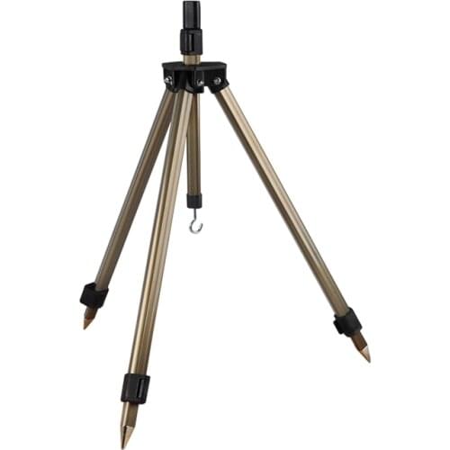 Fishing Rod Pod Foldable Adjustable Telescopic Fishing Rod Holder Ripod Stand Aluminum Alloy Pole Bracket Fishing Tackle