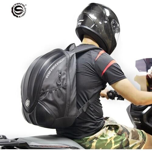 SFK new motorcycle bag riding helmet backpack waterproof motorcycle rider backpack reflective large capacity full helmet