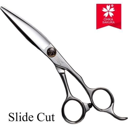 "SAKURA" 6 Special Functional Scissors Professional Use For Slide Cutting Slice Hairdressing Tool High Quality Salon Shears 060C