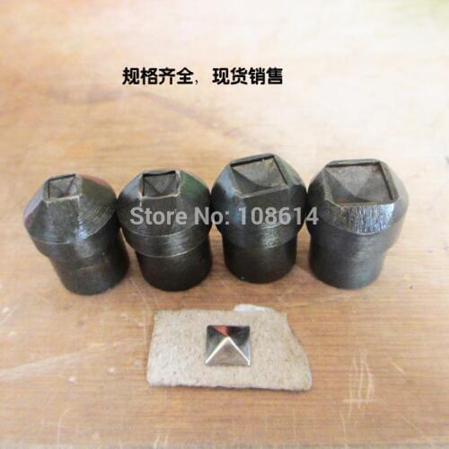 Special Shapepyramid Rivet Die set For Metal Spike Studs Leather craft DIY Fashion Biker Rapid Punk Rock Stud Rivets