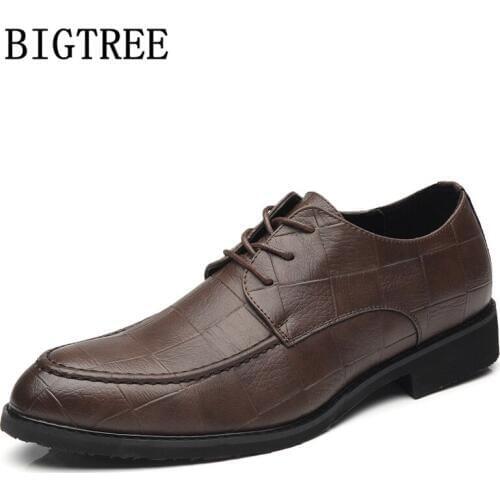 Wedding Shoes Men Formal Italian Shoes Men Formal Coiffeur Leather Shoes Men Classic Luxury Brand Sapato Social Masculino Couro
