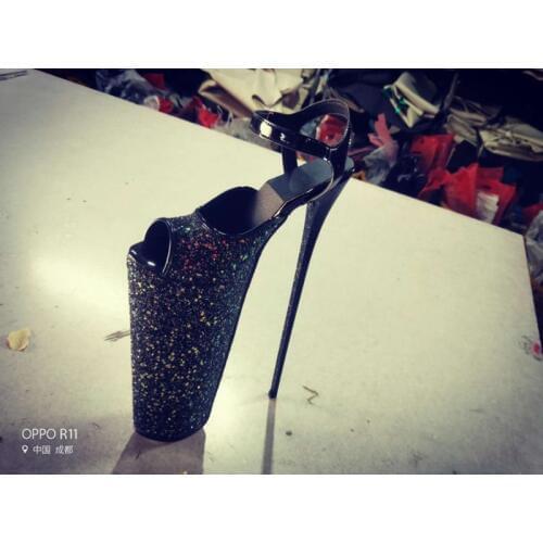 Ladies Platform Sexy Fashion Microfiber Super High Heels 30cm Women Shoes Pumps Party Wedding Woman Shoe plus size 33-50 YM-3502