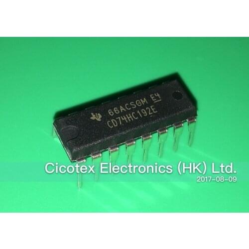 10pcs/lot CD74HC192E DIP16 IC PRESET SYNC 4-BIT HS 16-DIP
