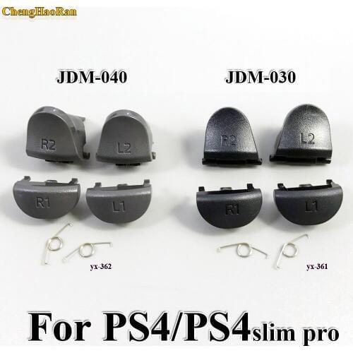 100sets Replacement JDS JDM 030 040 001 010 011 For Playstation 4 Controller L2 R2 L1 R1 Springs For PS4 Trigger Button