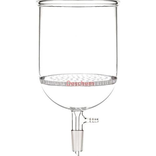 1000ml,24/40,Glass Buchner Funnel,1 Litre,With/ 110mm Pore Plate