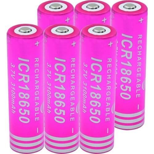 6/8/10 Pcs New 3.7 V ICR 18650 3100mAh Lithium Li Ion Battery Replacement For Gamepad Radio Headlamp LED Light Video Doorbell