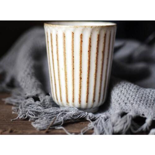 ANTOWALL Japanese Hand-made Ceramic Teacup Water Cup Home Breakfast Coffee Cup Office Water Cup Couple Cup
