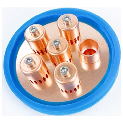 Free Shipping 4"(OD102mm) High Quality Red Copper Bubble Plate Set With Special Gasket