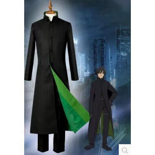 Business Trench Coat Jacket Darker Than Black Hei Cosplay Costume Outfit Suit