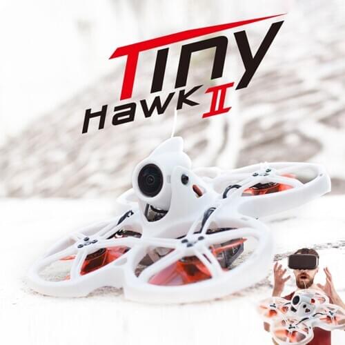 EMAX Tinyhawk II Indoor FPV Racing Drone High Speed 50 KM/H F4 5A 16000KV with 700TVL Camera 3 Mode Design BNF Version RC Plane
