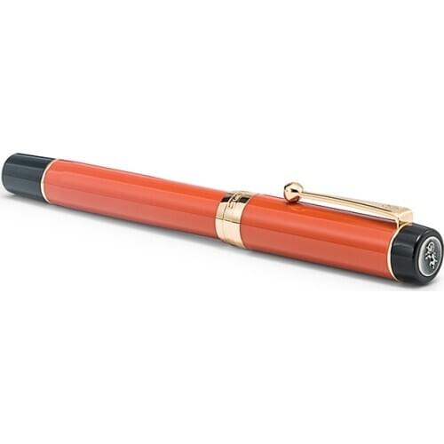 New Jinhao Centennial Resin Fountain Pen 18KGP Medium / Bent Nib 0.6 /1.2mm with Converter Golden Clip Business Office Gift Pen