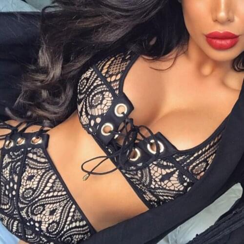 2021 Fashion Hot New Swimsuit Tie Buckle Lace Bikini Sexy Multi-Color Split Female Swimsuit