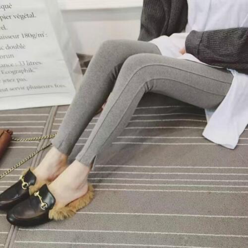 New Maternity Leggings Spring Autumn Pregnant Elastic Slim-fit Pants Solid Color Cotton Pregnancy Trousers Plus Size