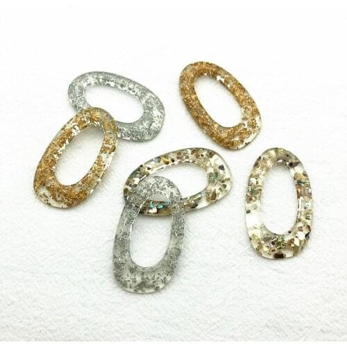 New arrival! Mix color 50x29mm 30pcs Acrylic Oval-shape Charm for earrings,Earring parts,jewelry findings