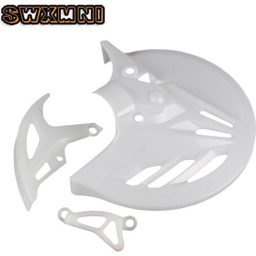 Motocross Front Brake Disc Cover Rear Calipers Guard Plate Brake Protector for Honda CRF 250 450 CRF250R CRF450R 2013-2017
