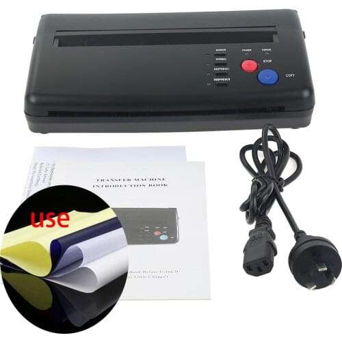 Transfer Tattoo Machine Printer Drawing Thermal Stencil Maker Copier for Tattoo Transfer Paper Supply permanet makeup machine