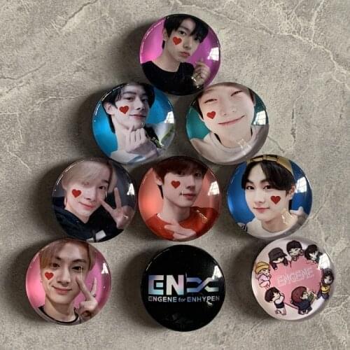 KPOP ENHYPEN Peripheral Refrigerator Magnet BORDER: DAY ONE Crystal Refrigerator Magnet NI-KI