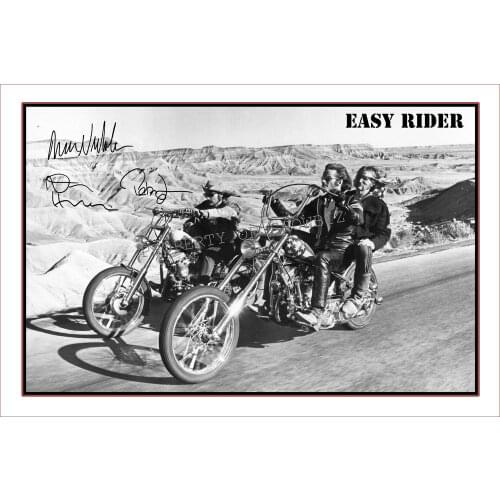 More style Easy Rider Classic Movie Art Print Silk Poster Home Wall Decor 24x36inch