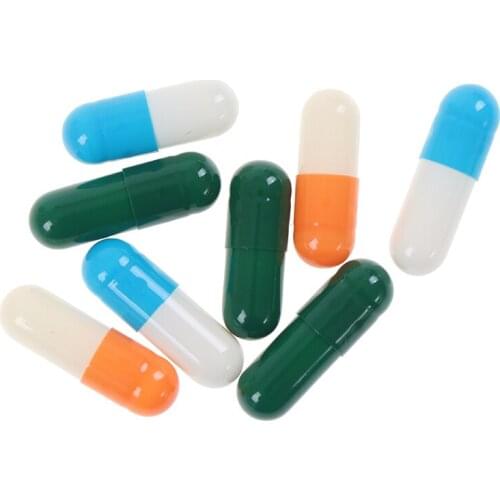 Wholesale 1000pcs/lot Empty Hard Vacant Gelatin Capsule Size 2# Gel Medicine Pill Vitamin