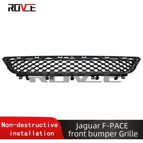 ROVCE Front Upper Bumper ABS Grille For Jaguar F-PACE, T4A6255 Car Accessories