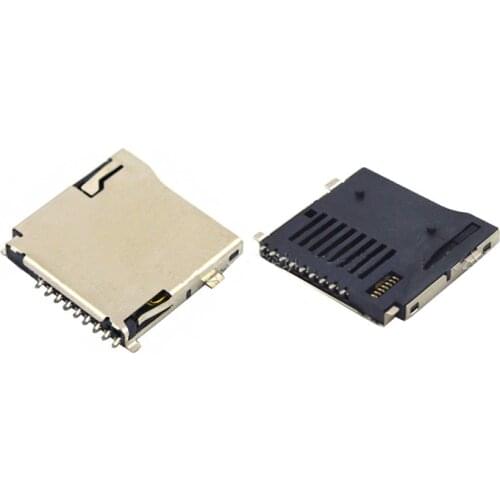Micro SD Card Slot Connectors 9pin ,TF Card Deck Size 14*15mm ,Fit for Phone, Tablet, Vehicle Navigation The Pop-Up