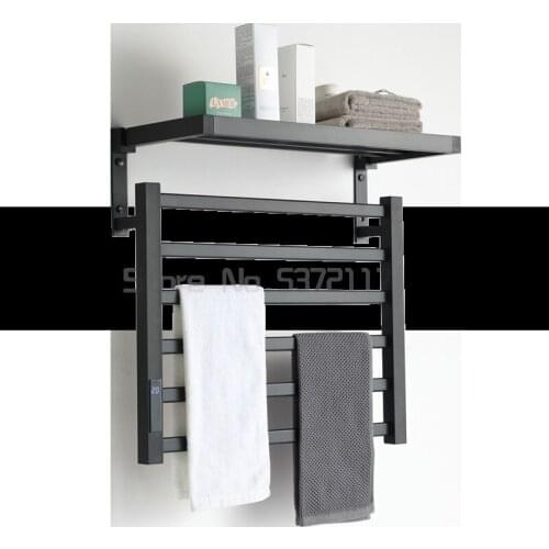 Intelligent electric heating towel rack rod bathroom hole free heating drying rack bathroom towel towel towel rack