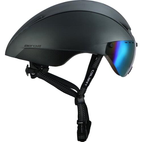 CAIRBULL Bicycle Helmet AERO-R1 Goggles TT Road Time Trial Pneumatic Bicycle Riding Helmet Multicolor Lenses casco bicicleta