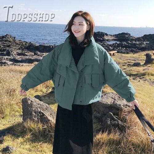 Women Korean Style Coat Parka 2019 Female Warm Thick Clothing Outerwear
