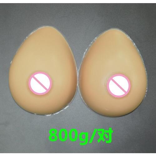 1pair 34C/36B/38A CUP(800g) Silicone Breast forms Mastectomy Artificial Silicone Fake Breast For Crossdressers And Transvestites