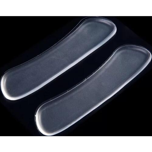 1 Pair High Quality Silicone Transparent Heel Pad High-heels heel insole womens Heel Protection Pad Shoe Cushion HT-4