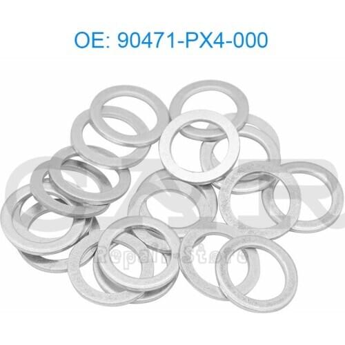 5/10PCS 18x26x2 mm 90471-PX4-000 Aluminum Transmission Oil Drain Plug Washers for Honda for Acura Replacement Auto Part