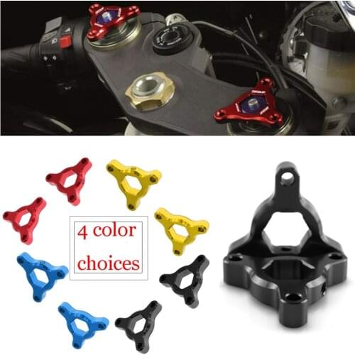 2PCS Motorcycle Accessories 14mm 17mm 19mm 22mm CNC Aluminum Suspension Fork Preload Adjusters for BMW Honda Suzuki Triumph