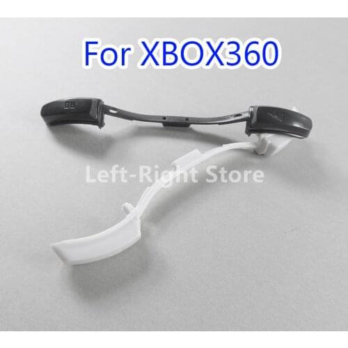 50PCS Black white Button Kits LB RB bumper For XBOX360 Controller LB RB Buttons Cap Strip