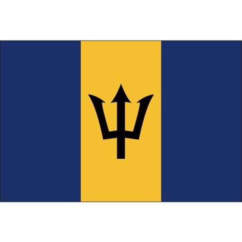 90x150cm Barbados National Flag 3x5ft Flags With Brass Metal Holes Polyester