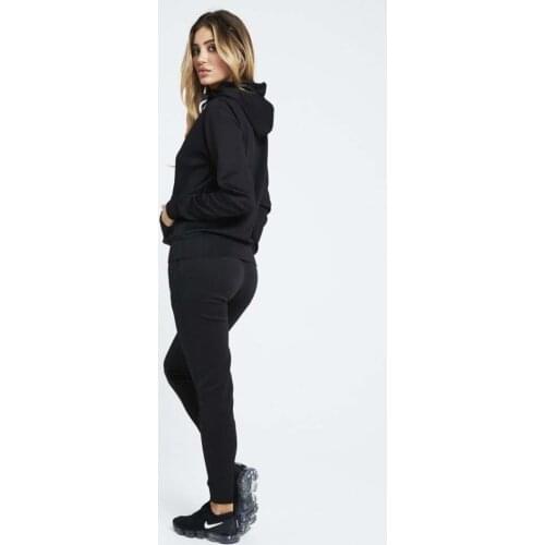 SikSilk Poly Overhead Hoodie - Black