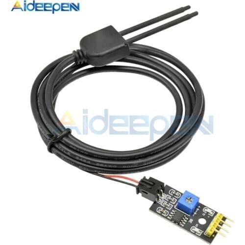 Soil Moisture Sensor and Soil Detector Module Soil Moisture Test Soil Humidity Test Corrosion Resistance Probe For Arduino