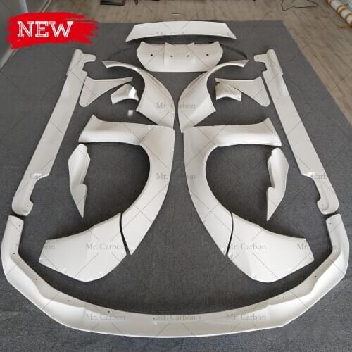 FOR LEXUS RC 300 F-SPORT RB STYLE FIBER GLASS FRONT LIP/SIDE SKIRT/FENDER/DIFFUSER/SPOILER TRIM WIDE BODY KIT FOR RC F SPORT