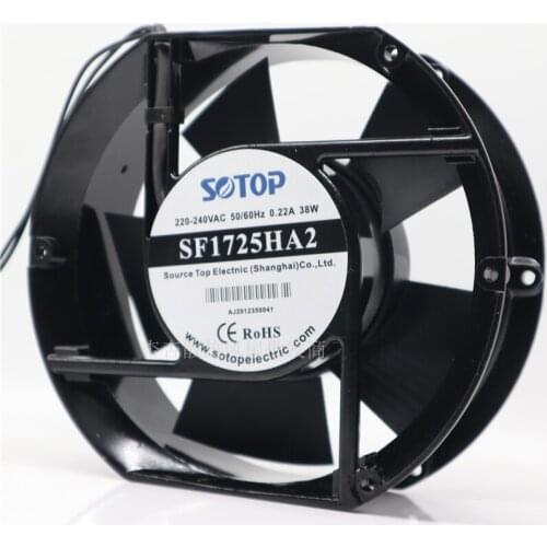 Electric SOTOP Brand Magnesium Combined Axial Flow fan SF1725HA2B 220V -240V 0.22A 38W