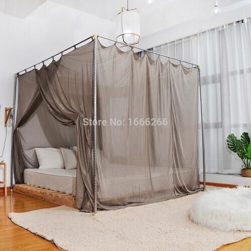 EMI EMF RF Blocking Canopy Hung Dome Mosquito Net Electics Field Protection Square Canopy For Bed