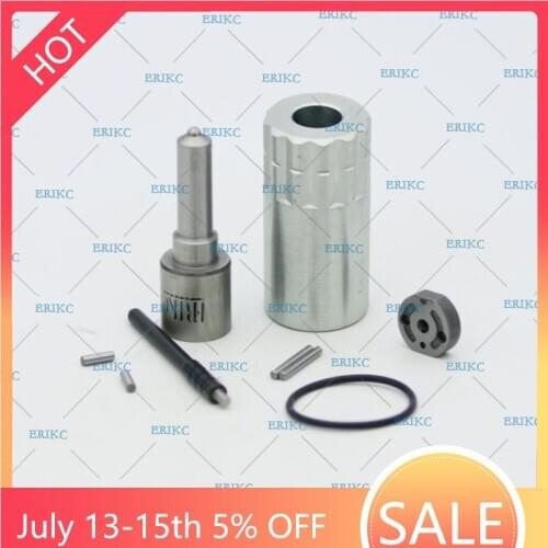 ERIKC 095000-5001 Diesel Fuel Injector Overhaul Repair Kits Nozzle DLLA156P799 Valve Plate 19#, Pin, Sealing ring for ISUZU 4HJ1