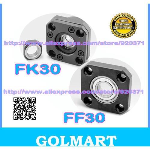 FK30 FF30 Support for Ball Screw :1 pc FK30 Fixed Side +1 pc FF30 Floated Side for XYZ CNC parts