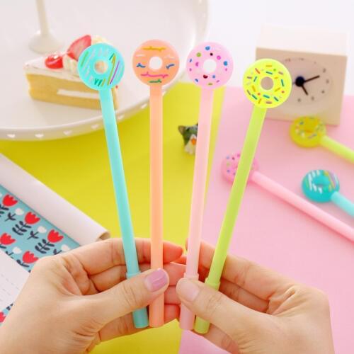 4Pcs Gel Pen Cute Pen Stationary Kawaii School Supplies Gel Ink Pen School Stationary Office Suppliers Pen Kids Gift Office