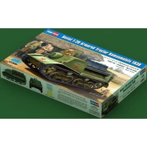 HobbyBoss model 83847 1/35 Soviet T-20 Armored Tractor Komsomolets 1938 model kit