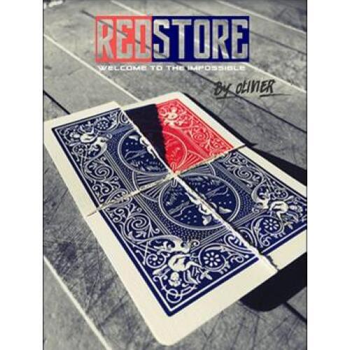 REDSTORE by Olivier Pont (Gimmick ),Card Magic,Illusion,Fun,Magic Tricks,Street Magic,Varied Magic Accessories