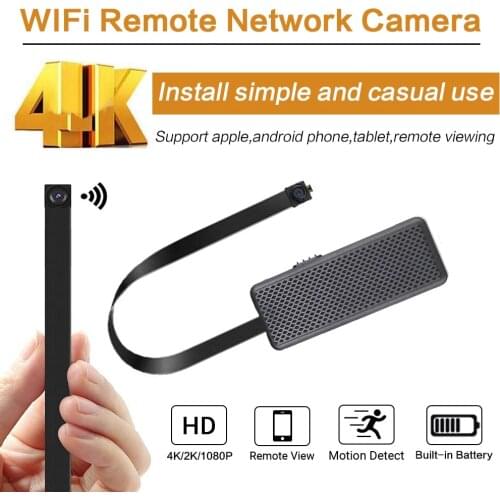 HD 4K WiFi IP Mini Camera Video Recorder Real-time Home Security Micro Camcorder DIY Module Motion Remote Contro Support 128G